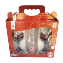 Conjunto de vinho decanter e duas taças de vinho time internacional - Glassral 7898516140548