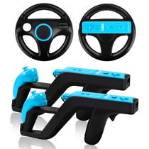 Conjunto de Volantes para Wii e Pistolas Zapper LongLongJin Conjunto de Volantes para Wii e Pistolas Zapper LongLongJin