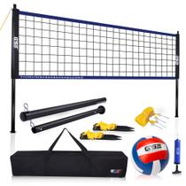 Conjunto de voleibol portátil GSE Games & Sports Expert 2.4m Net