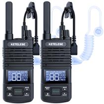 Conjunto de walkie-talkie KETELESE T1 FRS para adultos de longo alcance (pacote com 2)