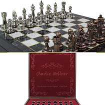 Conjunto de xadrez Antochia Crafts Personalizable Luxury Graduation Conjunto de xadrez Antochia Crafts Personalizable Luxury Graduation