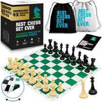 Conjunto de xadrez Chess Geeks Quadruple Weighted Tournament 4,4"