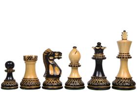 Conjunto de xadrez Chessbazaar Parker Staunton Wooden 34 Chessmen