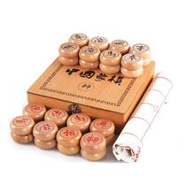 Conjunto de xadrez chinês GoodPlay Beechwood Xiangqi com caixa e tabuleiro Conjunto de xadrez chinês GoodPlay Beechwood Xiangqi com caixa e tabuleiro