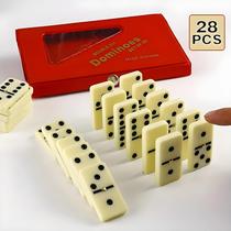 Conjunto de Xadrez e Dominó de Alta Qualidade com Caixa de PVC Resistente