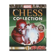 Conjunto de xadrez Eaglemoss Marvel Collection Red Skull King Conjunto de xadrez Eaglemoss Marvel Collection Red Skull King