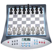 Conjunto de xadrez eletrônico LEVEROAM TALKING CHESS MASTER com voz