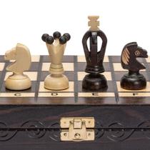 Conjunto de xadrez Husaria European International de madeira 35cm