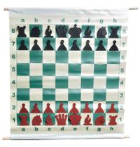 Conjunto de xadrez The House of Staunton 28 em vinil com fenda