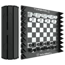 Conjunto de xadrez VentureBoard XL Tabuleiro de xadrez magnético de tamanho completo Conjunto de xadrez VentureBoard XL Tabuleiro de xadrez magnético de tamanho completo