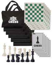 Conjunto de xadrez WE Games Value Tournament 34 peças com bolsa