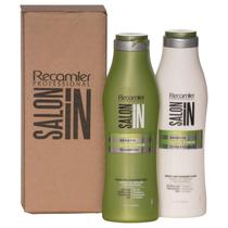 Conjunto de xampu e condicionador RECAMIER Saloon Keratin 310mL Conjunto de xampu e condicionador RECAMIER Saloon Keratin 310mL