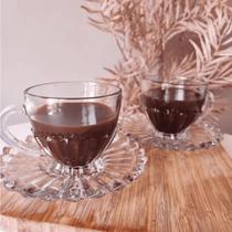 Conjunto de Xicara c/Pires 6 Pcs 110ml Brasiliano Coffee Conjunto de Xicara c/Pires 6 Pcs 110ml Brasiliano Coffee