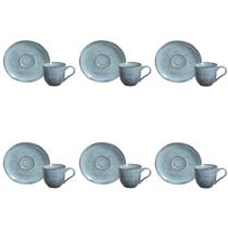 Conjunto de Xícara de Cafezinho com Pires 06 Peças Bio Breeze Porto Brasil Conjunto de Xícara de Cafezinho com Pires 06 Peças Bio Breeze Porto Brasil