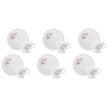 Conjunto de Xícara de Cafezinho com Pires 06 Peças Eterna Schmidt Conjunto de Xícara de Cafezinho com Pires 06 Peças Eterna Schmidt