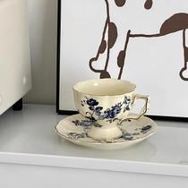 Conjunto De Xícara E Pires De Cerâmica Floral Para Casa Escritório Festa Chá Da Tarde Presente De