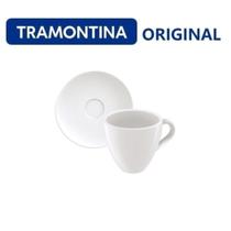 Conjunto de Xícara e Pires para Café Expresso - TRAMONTINA - PORCELANA Conjunto de Xícara e Pires para Café Expresso - TRAMONTINA - PORCELANA