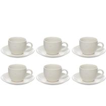 Conjunto de Xícaras com Pires Para Café 60ML Conjunto de Xícaras com Pires Para Café 60ML