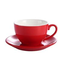 Conjunto de xícaras de café Wokex Color Cappuccino 220 ml de xícara e molho de cerâmica