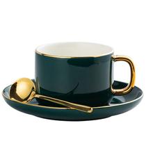 Conjunto de xícaras de café Wokex Simple European Luxury Ceramic Green