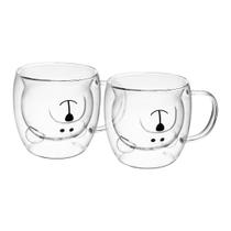 Conjunto De Xícaras De Chá 250ml Café Da Tarde Parede Dupla