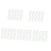 Conjunto de xícaras de chá com leite em miniatura STAHAD D351 (50 unidades) de resina plástica Conjunto de xícaras de chá com leite em miniatura STAHAD D351 (50 unidades) de resina plástica