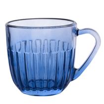 Conjunto de Xícaras de Vidro Blue Athenas de 90ML com 3 Peças
