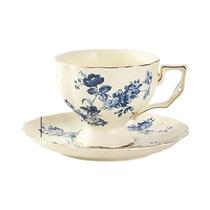 Conjunto De Xícaras E Pires De Chá De Porcelana Cerâmica Vintage, Resistentes Ao Calor, Com Esmalte