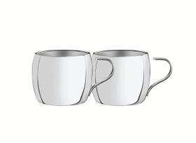 Conjunto de Xícaras Inox p/ Café 2 Peças Tramontina 64430780 CDT