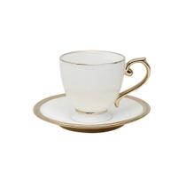 Conjunto De Xícaras Para Chá Com Pires Em Porcelana Paddy Com 12 Peças 200ml Wolff Conjunto De Xícaras Para Chá Com Pires Em Porcelana Paddy Com 12 Peças 200ml Wolff