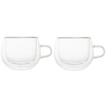 Conjunto De Xícaras Para Chá E Cappuccino 240ml Vidro Duplo 2 Peças Lyor Conjunto De Xícaras Para Chá E Cappuccino 240ml Vidro Duplo 2 Peças Lyor