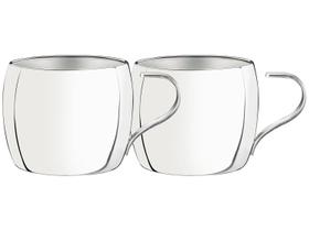 Conjunto De Xícaras Para Chá E Capuccino Aço Inox 2 Peças Tramontina Conjunto De Xícaras Para Chá E Capuccino Aço Inox 2 Peças Tramontina