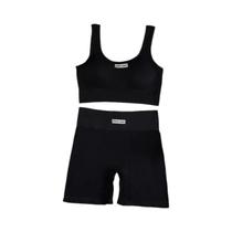 Conjunto de Yoga Feminino Sem Costura - Cintura Alta, Sutiã com Decote V Profundo