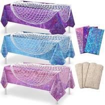 Conjunto decorativo de rede para peixes e toalhas de mesa, tipo de unidade: 6 unidades Conjunto decorativo de rede para peixes e toalhas de mesa, tipo de unidade: 6 unidades