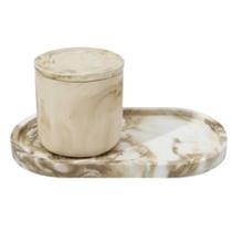 Conjunto Decorativo Marmorizado Concreto Jesmonite Conjunto Decorativo Marmorizado Concreto Jesmonite