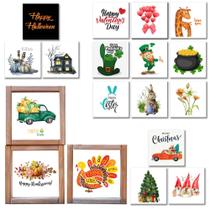 Conjunto decorativo Penepico Tiered Tray Signs Decor 48 unidades Conjunto decorativo Penepico Tiered Tray Signs Decor 48 unidades