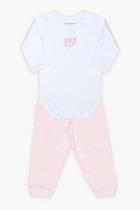 Conjunto Dedeka Body e Calça Suedine Prime Branco e Rosa Conjunto Dedeka Body e Calça Suedine Prime Branco e Rosa