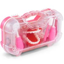 Conjunto Dentista Infantil Menino E Menina Azul Ou Rosa - Paki Toys