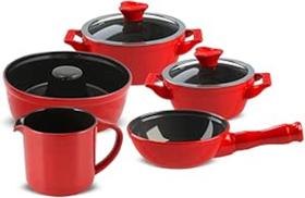 Conjunto Deoro Chef12 by Ceraflame 5 Peças Pomodoro Vermelho Conjunto Deoro Chef12 by Ceraflame 5 Peças Pomodoro Vermelho
