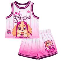 Conjunto Deportivo para Niñas Pequeñas Paw Patrol Skye con Camiseta sin Mangas y Shorts