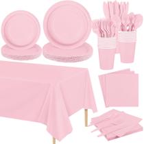 Conjunto descartável Kochorie Light Pink 169 unidades