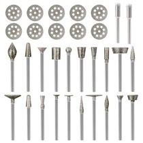 Conjunto Diamond Burr HOMEIDOL 32 unidades para ferramenta rotativa Dremel Conjunto Diamond Burr HOMEIDOL 32 unidades para ferramenta rotativa Dremel