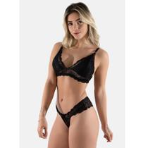 Conjunto Dida sem bojo Preto Conjunto Dida sem bojo Preto