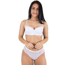 Conjunto Diluxo Tule Atacadão Branco