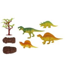 Conjunto Dinossauros Brinquedo Infantil Crianças Imaginação