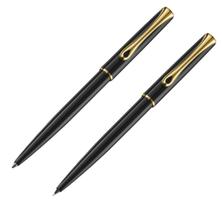 Conjunto Diplomat (Caneta Esfero + Lap.) Traveller Black Gt