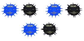 Conjunto Discrim-A-Gon Baseline de 2 pontos, 6 rodas, pacote com 3