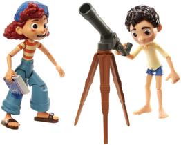 Conjunto Disney Luca Observadores de Estrelas + Telescópio - Presente Infantil 3+