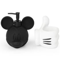 Conjunto dispensador de sabonete de banheiro Jay Franco Disney Mickey Mouse Conjunto dispensador de sabonete de banheiro Jay Franco Disney Mickey Mouse