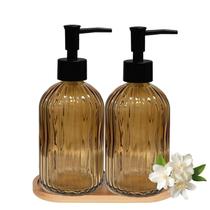 Conjunto dispensador de sabonete GKSCXEXE Glass Hand & Dish 400mL (x2) Conjunto dispensador de sabonete GKSCXEXE Glass Hand & Dish 400mL (x2)